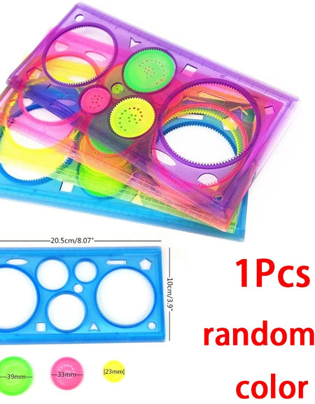 Creative Children 13pcs Animal Geometry Spirograph Drawing Stencils Templates