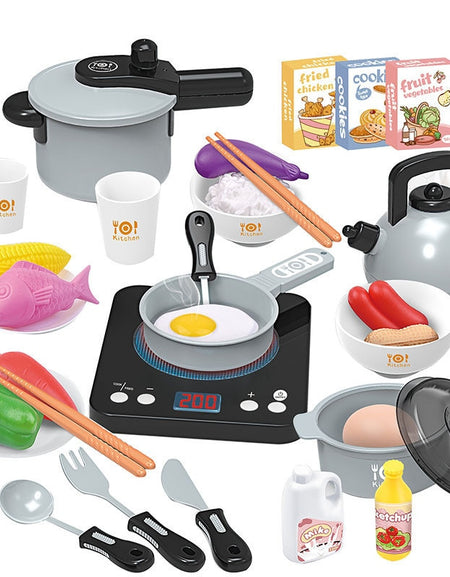 Kitchen Toy Cookware and Utensil Set Toys