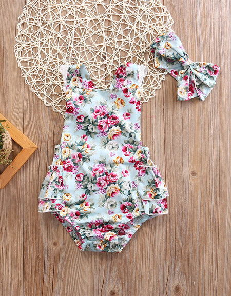 Floral Lace Romper
