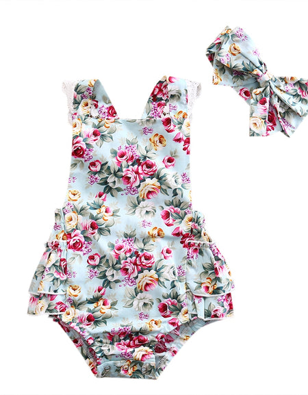 Floral Lace Romper
