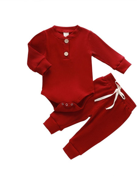 Baby Ribbed Bodysuit Sets
