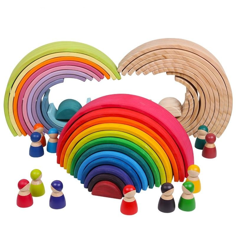 Baby Large Rainbow Stacker Wooden Toys