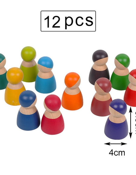 Baby Large Rainbow Stacker Wooden Toys