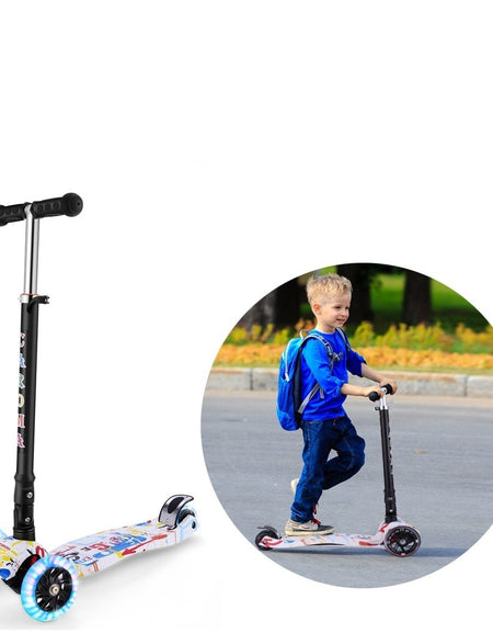 Kids Foldable Kick Scooter Toy