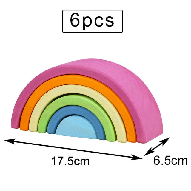 Baby Large Rainbow Stacker Wooden Toys