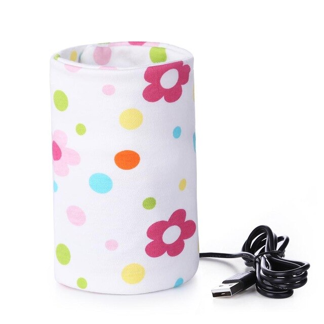 USB Milk Warmer Insulated Feeding Bottle